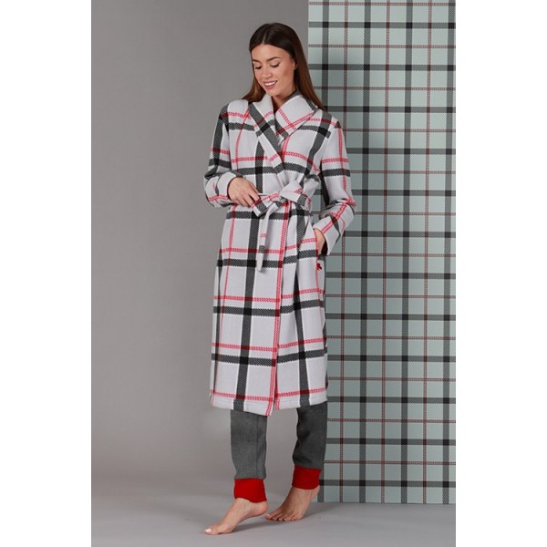 Dressing gown for women Maryplaid Size XL - color...