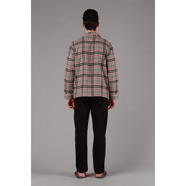 Pyjama Homme Marina Militare Taille L -couleur Gris-Noir-Rouge 6M94994MM