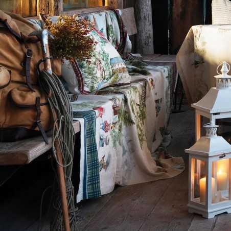 Cuscino arredo in Lino Tessitura Toscana Funes