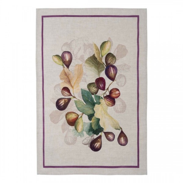 Strofinaccio in Lino Doucers Fichi Cm. 50X 70 colore Naturale