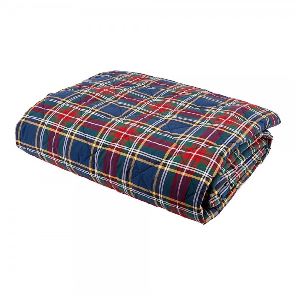 Leichte Steppdecke Einzelbett Randi Clan 24 Farbe Blau