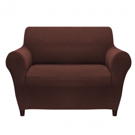 Housse de fauteuil 1 Porte Housse de canapé Fazzini couleur Marron