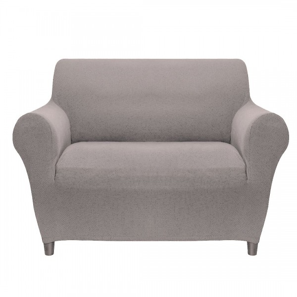 Housse de fauteuil 1 Porte Housse de canapé Fazzini couleur Gris