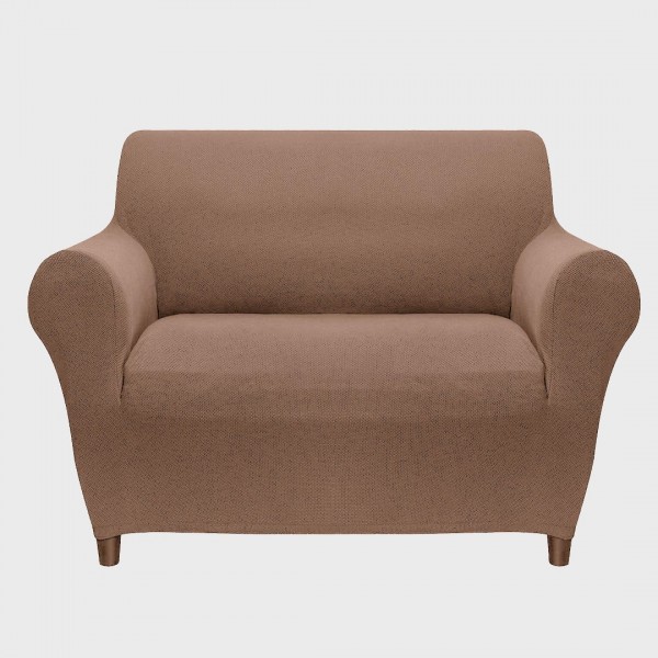 Armchair cover for 1 seat Fazzini sofa cover in stone colour