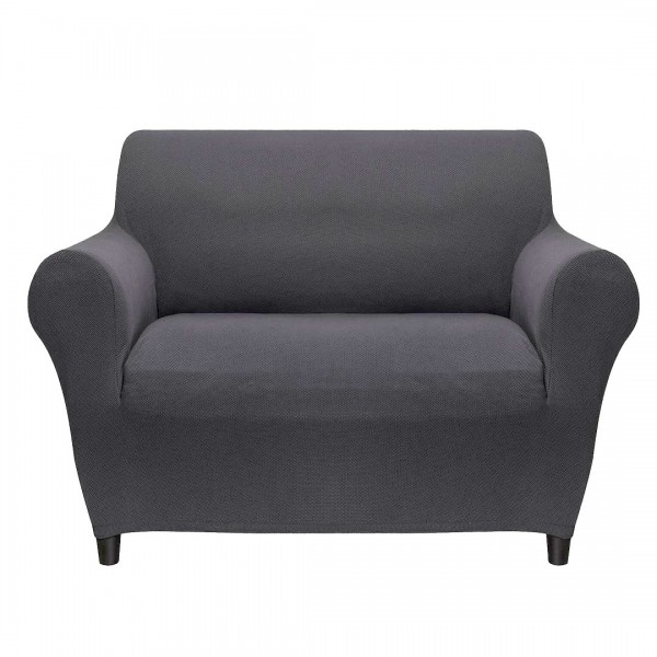 Armchair cover for 1 seat Fazzini sofa cover in Lead color