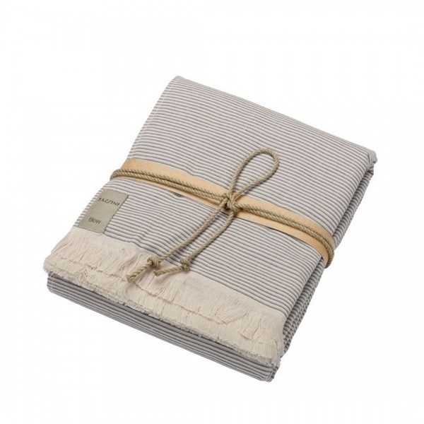 Telo Spa Fazzini Stripes 100X180 Colore Grigio