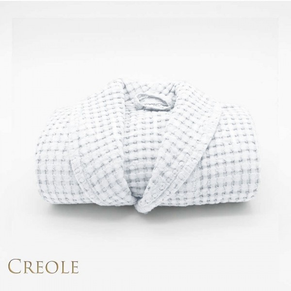 Accappatoio Creole Nido d'Ape Taglia Xl Bianco