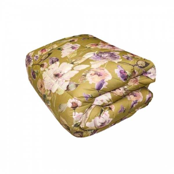 Double bed quilt Dondi  Rebecca in Mustard color