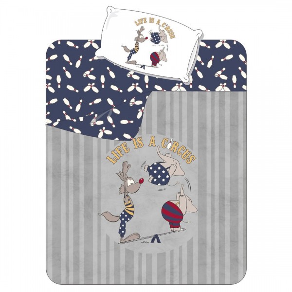 Sheet set square and a half bed Happy People Acrobatic...