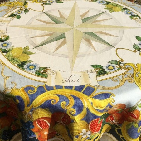 Leinentischdecke 170X270 Tessitura Toscana Borea colore Crema
