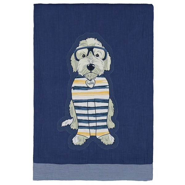 Coperta plaid 150x180 Maryplaid 6M68797 colore Blu-Jeans