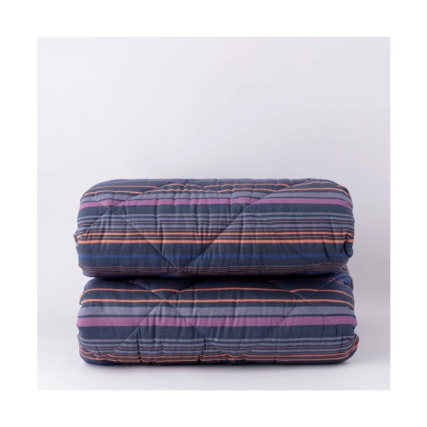Trapunta letto singolo Carillo Aura colore blu indaco