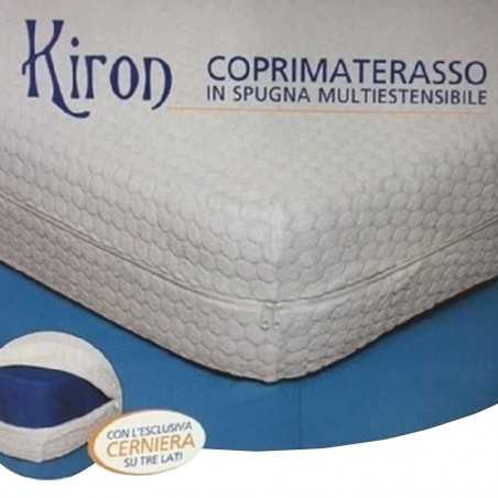 Coprimaterasso - Coprimaterasso in spugna Jacquard con cerniera let