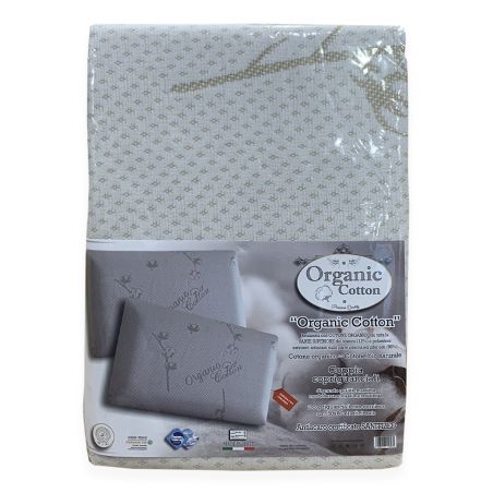 Coppia copriguanciali Niucci Organic Cotton Premium Quality