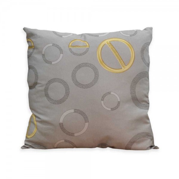 Cuscino arredo Borbonese 45X45 Infinity quadrato colore Grigio