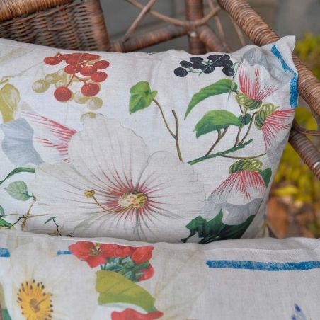 Cuscino arredo in Lino Tessitura Toscana Ibisco