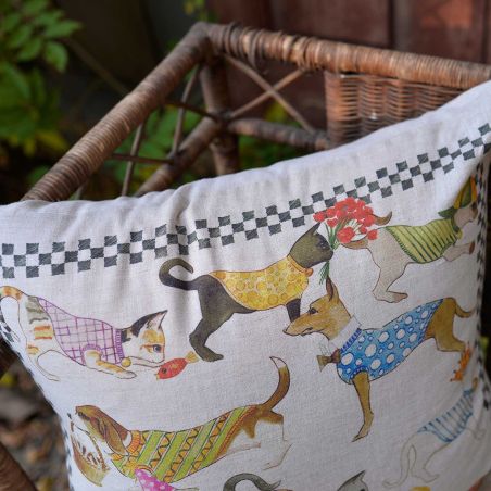 Cuscino arredo in Lino Tessitura Toscana Best Friends