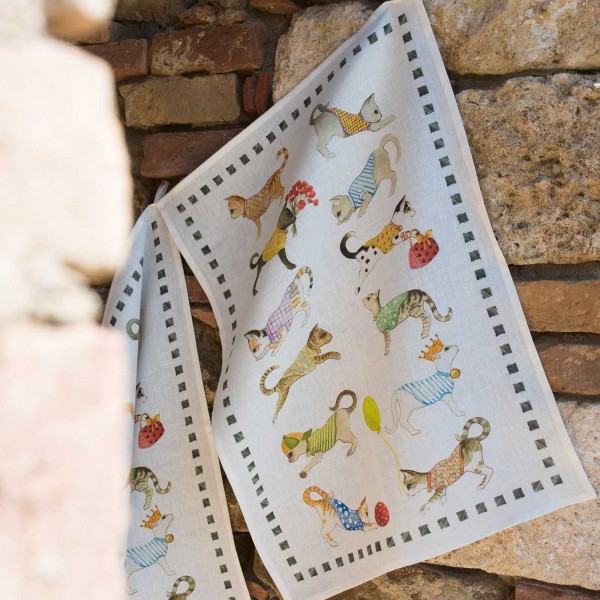 Serviette en lin Tessitura Toscana Best Friends