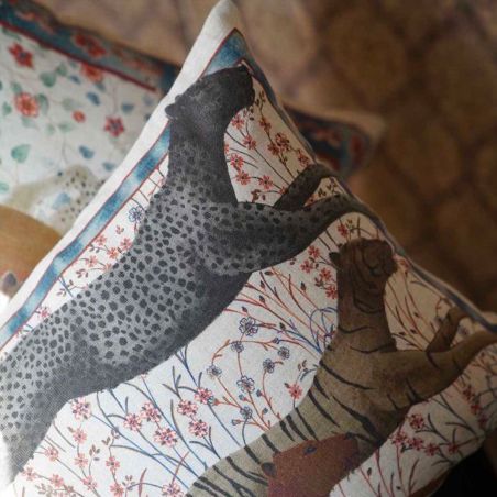 Cuscino arredo in Lino Tessitura Toscana Roar