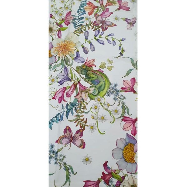 Runner Tovaglia Vis A Vis 45x170 Tessitura Toscana Semiramide colore Bianco