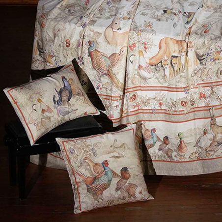 Coussin de meubles en lin Tessitura Toscana Norma 55X55