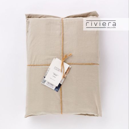 Completo lenzuola letto piazza e mezza Francese Carillo Riviera Freedom New Tortora