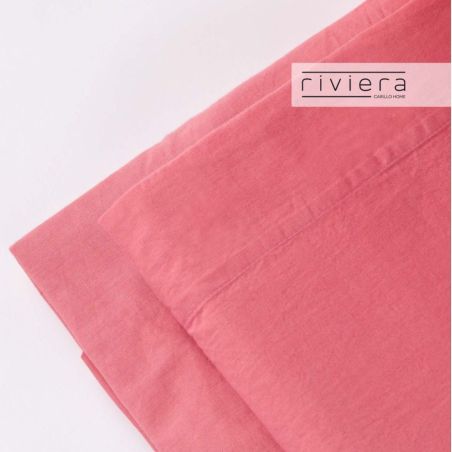 Completo lenzuola letto piazza e mezza Carillo Riviera Freedom Rosa Loto