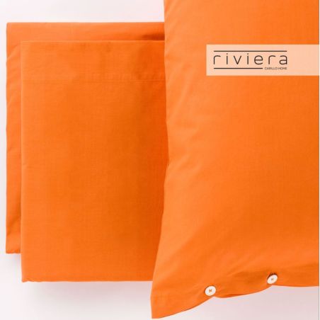 Completo lenzuola letto singolo Carillo Riviera Freedom Arancione