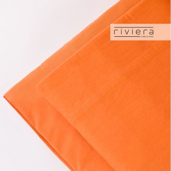 Completo lenzuola letto singolo Carillo Riviera Freedom Arancione