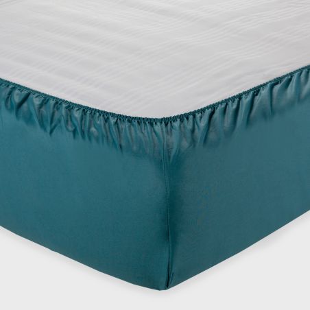 Completo lenzuola letto piazza e mezzo Andrea Home I Colorissimi in tinta unita Azzurro Anatra