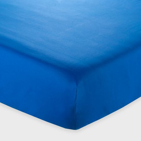Completo lenzuola letto matrimoniale Andrea Home I Colorissimi in tinta unita Lavanda Blu