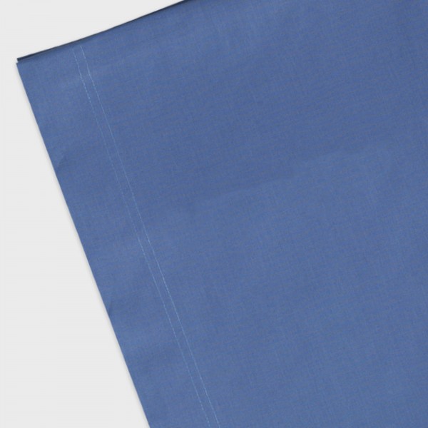Completo lenzuola letto matrimoniale Andrea Home I Colorissimi in tinta unita Blu Fumo