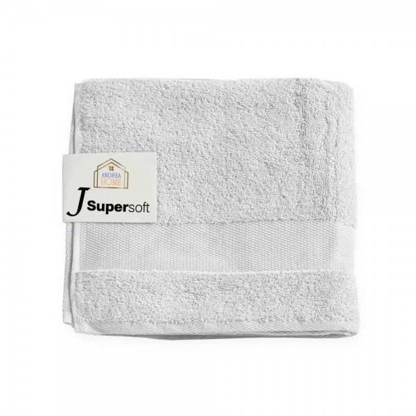 Paire de serviettes visage + invité Andrea Home JSuperSoft Perle