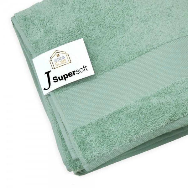 Draps de douche extra-large Andrea Home JSuperSoft Menthe