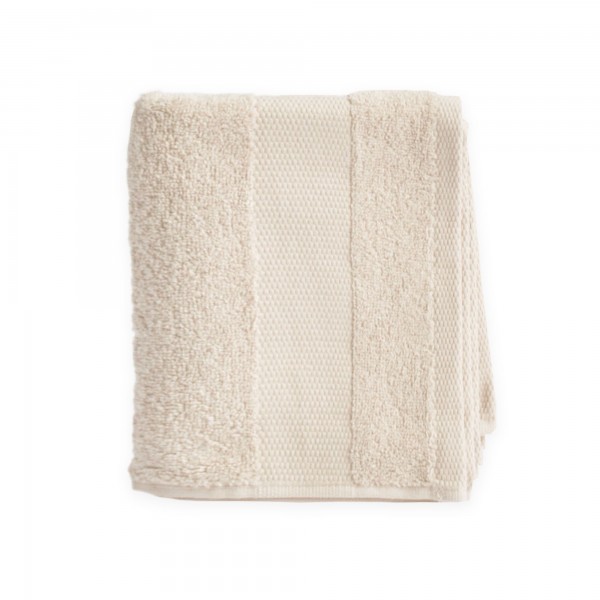 Serviette simple pour invité Andrea Home JSuperSoft Ivoire