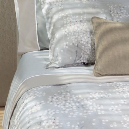 Completo Lenzuola Letto Piazza E Mezza Kimono Fazzini Naturale