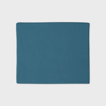 Draps housse pour lit matrimonial Andrea Home I Colorissimi en uni Canard Bleu