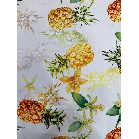 Tovaglia 150x270 Tessitura Randi Ananas colore Giallo x 12 posti