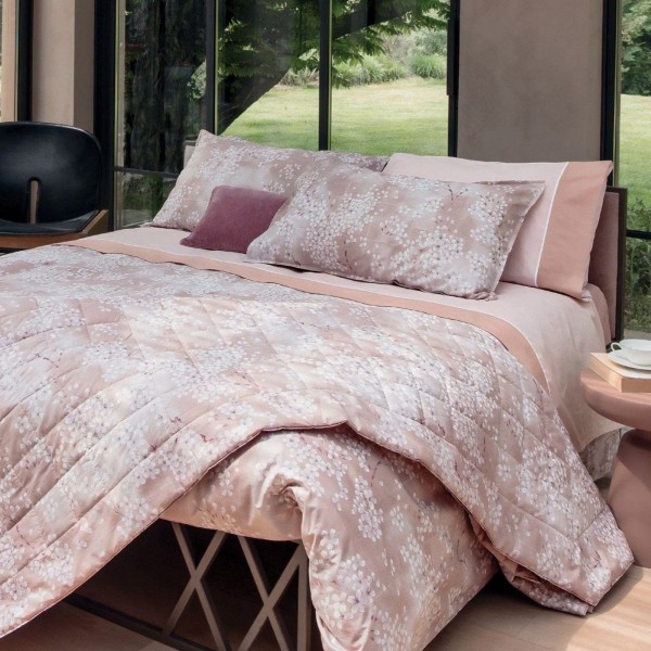 Trapunta Invernale letto Matrimoniale Kimono Fazzini Rosa