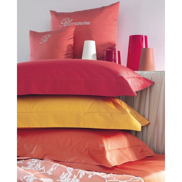 Bettwäscheset für Doppelbett Blumarine Lory aus Baumwollsatin in der Farbe Ton