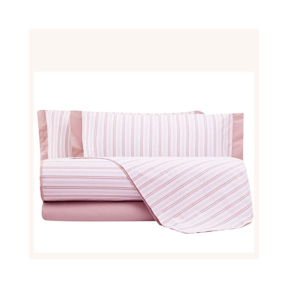 Set Einzelbett Bettbezug Cogal Shake - Sepia pink