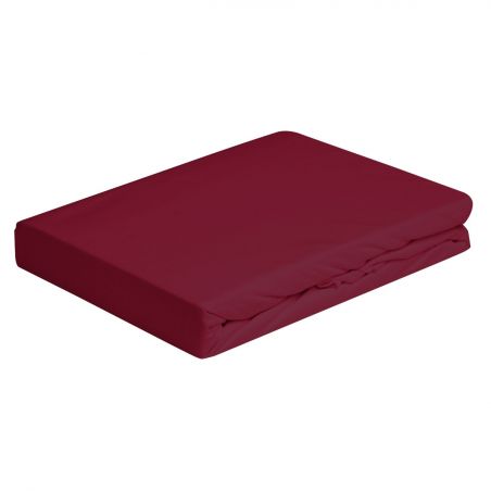 Lenzuolo sotto con angoli elastici Matrimoniale Large Vivacolor DaunenStep Bordeaux