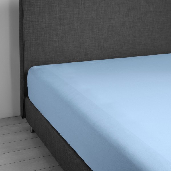 Spannbettlaken mit elastischen Ecken für großes Doppelbett Vivacolor von DaunenStep in Paradiesisch