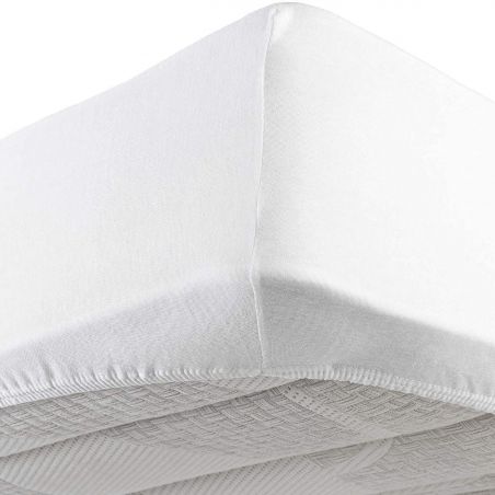 Lenzuolo sotto con angoli elastici Matrimoniale Large Vivacolor DaunenStep Bianco