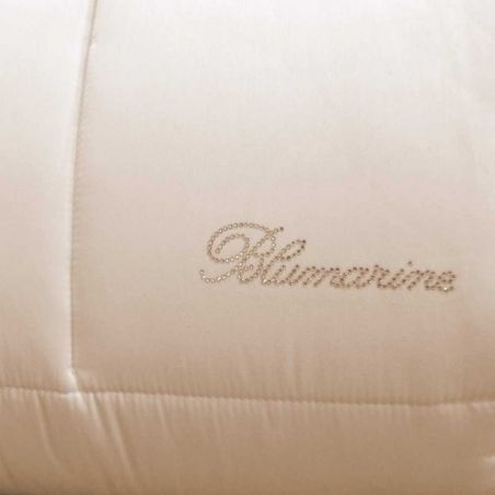 Winter Steppdecke für Doppelbett Blumarine Lory aus Satin in Seidenfarbe