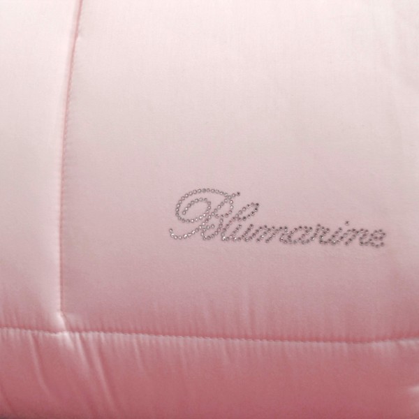 Winter Steppdecke für Doppelbett Blumarine Lory aus Satin Heidefarbe