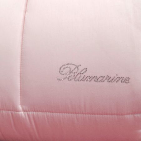 Winter Steppdecke für Doppelbett Blumarine Lory aus Satin Heidefarbe