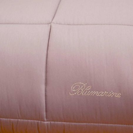 Winter Steppdecke für Doppelbett Blumarine Lory aus Satin rosafarbenes Los