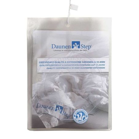 Daunensteppdecke Tagesdecke Zweifarbig DaunenStep 100% Daune Doppelbett - CLASSIC WINTER
