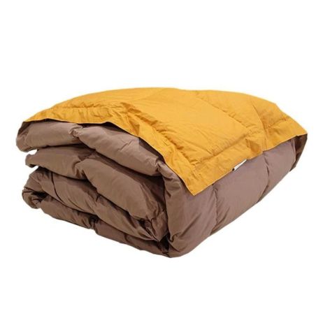 Daunensteppdecke Tagesdecke Zweifarbig DaunenStep 100% Daune Einzelbett - CLASSIC WINTER